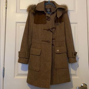 Wool trench coat